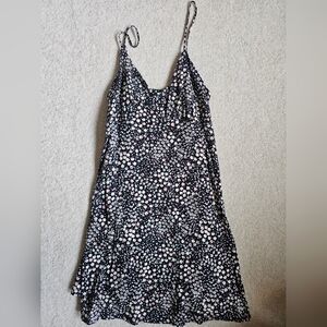 Black Floral sundress sz. Small